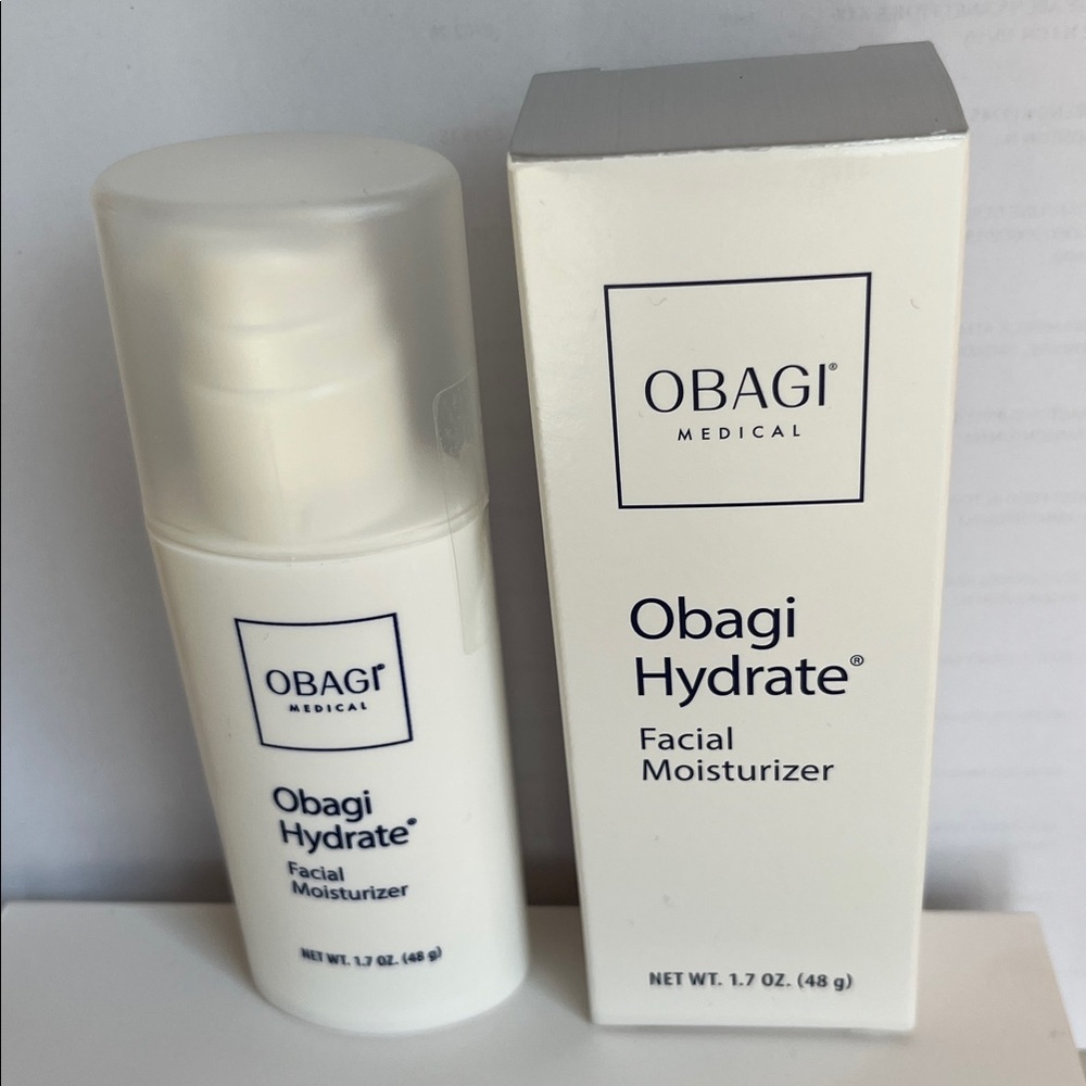Obagi Hydrate Facial Moisturizer Hydrating Cream 1.7 Oz Skincare